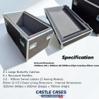  Custom Max Foam Lining Lift Off Lid Multi Purpose Flightcase